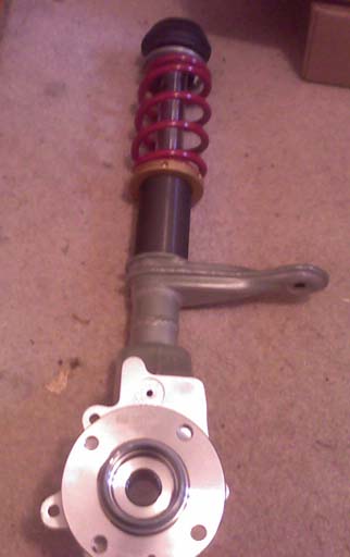 Finished Coilover Assembly